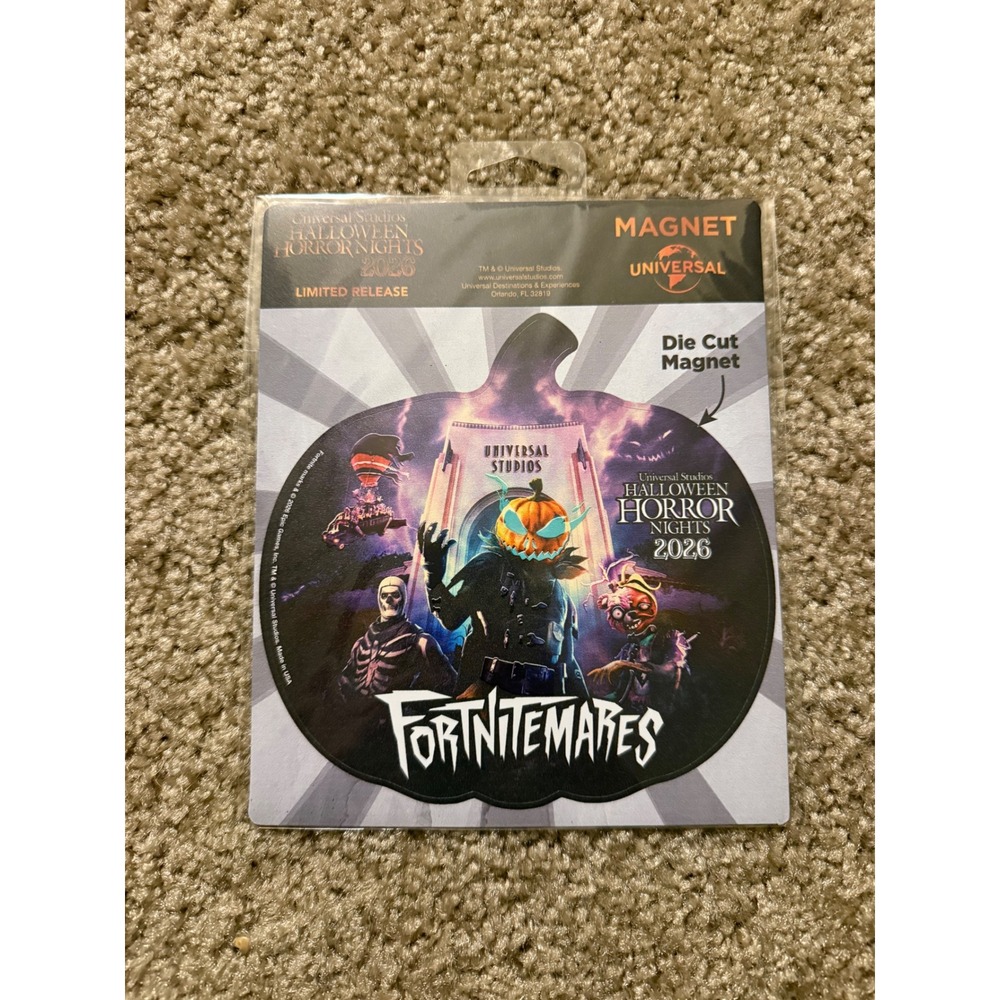 Fortnite Fortnitemares HHN 35 2026 Universal Studios Limited Release Magnet